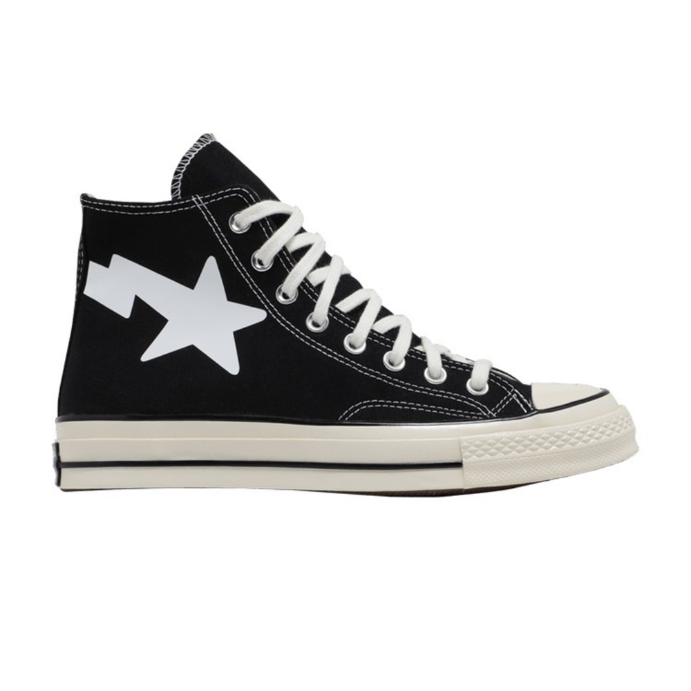Chinatown Market x A Bathing Ape x Chuck 70 High ‘Black’ - Picture 1 of 7